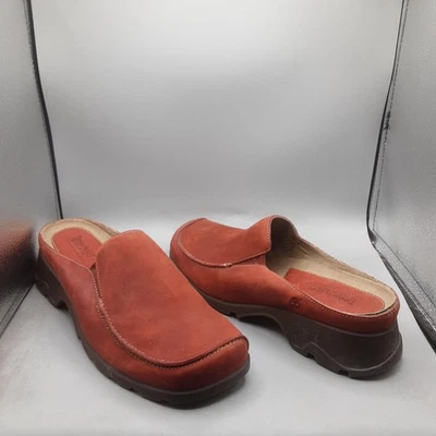 Zapatos Timberland para mujer talla 9 zueco de cuero óxido sin cordones comodidad inteligente 13351 Foto 1 de 4