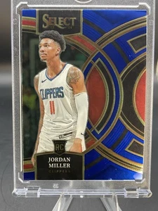 2023-24 Panini Select JORDAN MILLER (RC) Blue Premier PARALLEL #116 CLIPPERS - Picture 1 of 5
