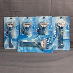 Lot Of (5) Gillette Venus Razor Handle for Women + Pre loaded Cartridge New - Picture 1 of 2