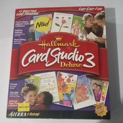 Hallmark Card Studio 3 Deluxe 2001 Vintage - Image 1 of 4