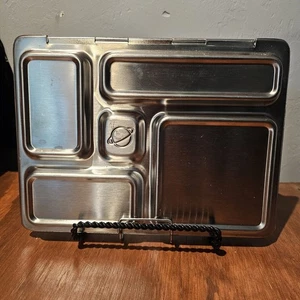 PlanetBox Rover Stainless Steel Metal 5 Compartment Bento Lunch Box - Picture 1 of 7