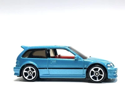 Nuevo Honda Civic EF 1990 Hot Wheels en verde azulado piezas originales sin girar suelto Foto 1 de 4