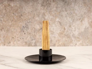 Palo Santo Holder, Iron Incense Holder, Ash Catcher, Ceramic Smudge Dish Burner - Picture 1 of 5