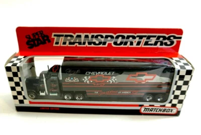 Matchbox Super Star Transporters Dale Earnhardt Chervrolet Racing 1992 # CY 104 - Image 1 of 4