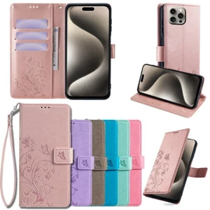 For LG K22 K42 K52 Genuine Leather Phone Magnetic Case Wallet Shockproof - Picture 1 of 24