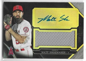 2016 Triple Threads Unity Auto Jumbo Relics Silver #UAJR-MSH Matt Shoemaker /75 - Picture 1 of 1