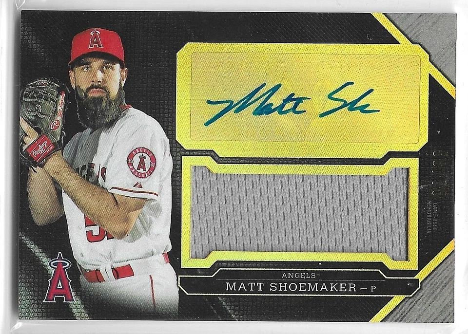 2016 Triple Threads Unity Auto Jumbo Relics Silver #UAJR-MSH Matt Shoemaker /75 - Image 1 of 1