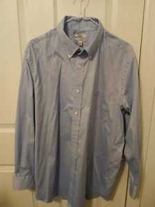 Croft & Barrow blaues langärmliges Herrenhemd Herren 16 1/2.   32/33  - Bild 1 von 4