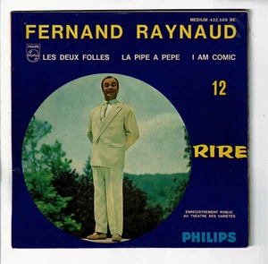 Fernand RAYNAUD Vinyle 45T EP LES DEUX FOLLES - LA PIPE A PEPE - PHILIPS 432589 - Picture 1 of 3