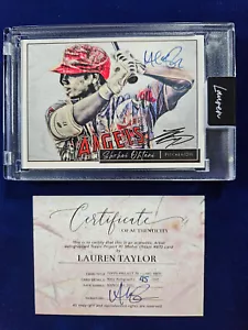 ๐ Topps Project 70 #870 Shohei Ohtani * Lauren Taylor-BLUE AUTO * #/150 w/COA - Picture 1 of 3