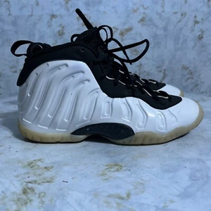 Nike Little Posite One Men's Size 7 Shoes White Black Athletic Mid Top Sneakers - Picture 1 of 13