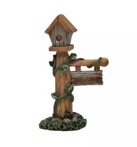 Miniatur Puppenhaus Feengarten 4" Vogelhaus mit Willkommensschild - 3 kaufen und 5 $ sparen - Bild 1 von 1