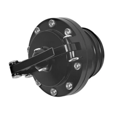 Black Fuel Gas Tank Oil Cap For Harley Sportster XL 883 1200 Touring 1996-UP Foto 1 de 4