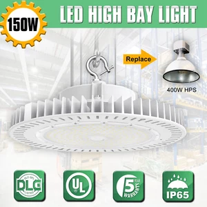 150W UFO LED High Bay Light Industrial Warehouse Commercial LED Shop Light 5000k - Picture 1 of 12
