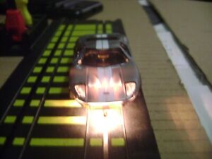 AFX/Tyco/AW/JL  AW SC366 R1 33 Grey 2005 Ford GT Lighted HO Slot Car New Look!