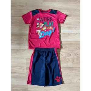 Nickelodeon Boys Size 7 Paw Patrol Outfit Short Sleeve Shirt Shorts Tagless - Picture 1 of 6