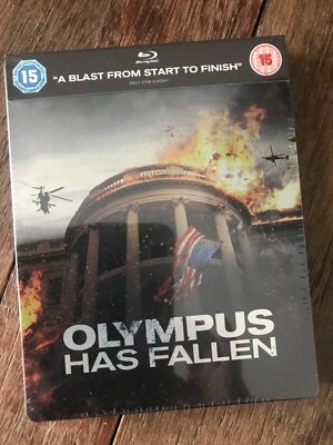 Olympus Has Fallen Blu Ray Steelbook Zavvi Exclusive OOP & Rare - LIKE NEW - Image 1 of 2