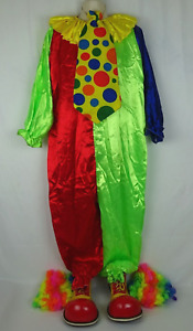 Professional Clown Shoes W/ Full body Costume Wig & Tie ~