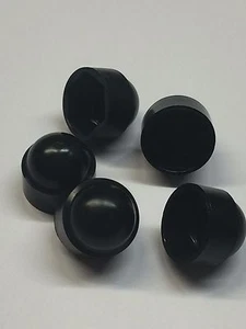 20 x M16 schwarze Abdeckungen für freiliegende Sechskantschraubenmutter 24 mm Schraubenschlüssel - Bild 1 von 3