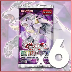YuGiOh BATTLES OF LEGEND: CRYSTAL REVENGE 6 PACKS BUNDLE (30 Cards) BLCR🔥 - Picture 1 of 2