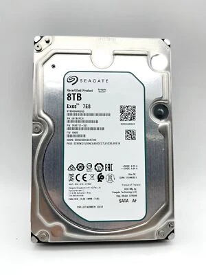 ST8000NM0055 Seagate Exos 7E8 8TB Enterprise SATA 3.5" 256M Hard Drive - Image 1 of 2