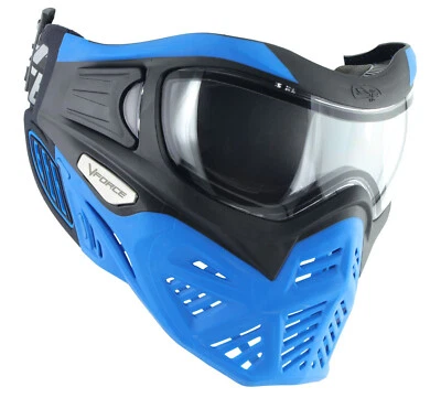 New VForce V-Force Grill 2.0 Thermal Paintball Goggles Mask - Azure Blue/Black - Image 1 of 4