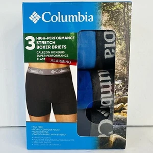 Columbia High-Performance Stretch Boxer Briefs 3 Pack Men's XL 40”-42” - Picture 1 of 3