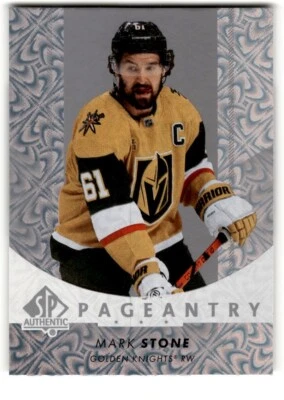 2022-23 SP Authentic Pageantry Mark Stone #P-30 Vegas Golden Knights - Image 1 of 2