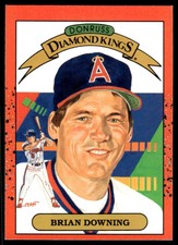 1990 Donruss Super Diamond Kings Brian Downing California Angels #10