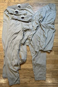 Polartec/Milliken Shirt/Drawers Set Light Weight Cold Weather Gen III Army Tan - Picture 1 of 12