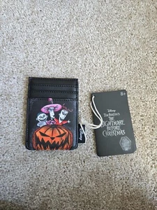 YAY! NEW WITH TAG! Loungefly Disney Nightmare Before Christmas Cardholder - Picture 1 of 2