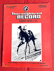 1975 THOROUGHBRED Record, HORSE RACING Magazine - *SNOW KNIGHT - JUDGABLE - Picture 1 of 16