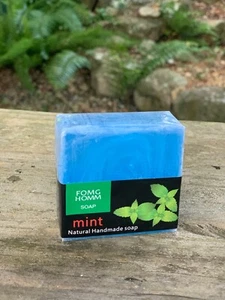 Handmade Natural Glycerin Soap Mint, Aloe Vera, Rose, Coconut, Lemon - Picture 1 of 10