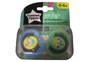 NEW TOMMEE TIPPEE SOOTHER CLOSE TO NATURE BLUE GREEN  DUMMY 0-6 MONTH  -2 PACK - Picture 1 of 2