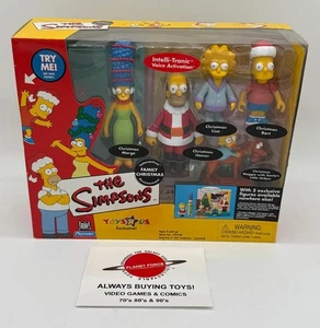 Family Christmas Interactive Environment Set The Simpsons WOS 2001 NEW Sealed - Picture 1 of 2