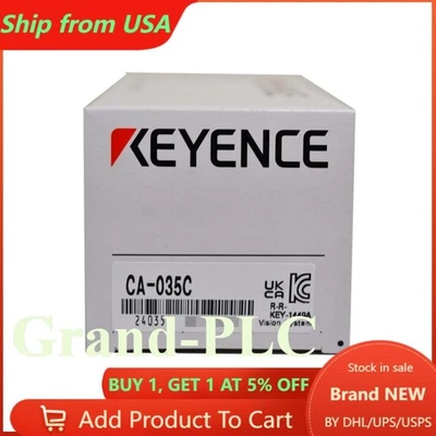 New In Box KEYENCE CA-035C / CA035C Color 0.31MP Environment Resistant Camera - Image 1 of 4