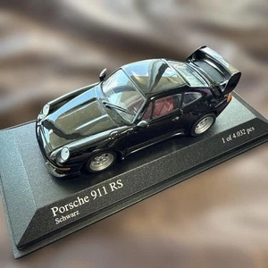 Porsche 911 RS Mini Car Black Limited Rare No Plastic Case - Picture 1 of 5