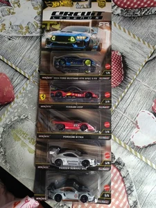 🔥 Hot Wheels Circuit Legends 2025 - Lotto completo 5 pezzi con Ferrari 499 P - Imagen 1 de 6