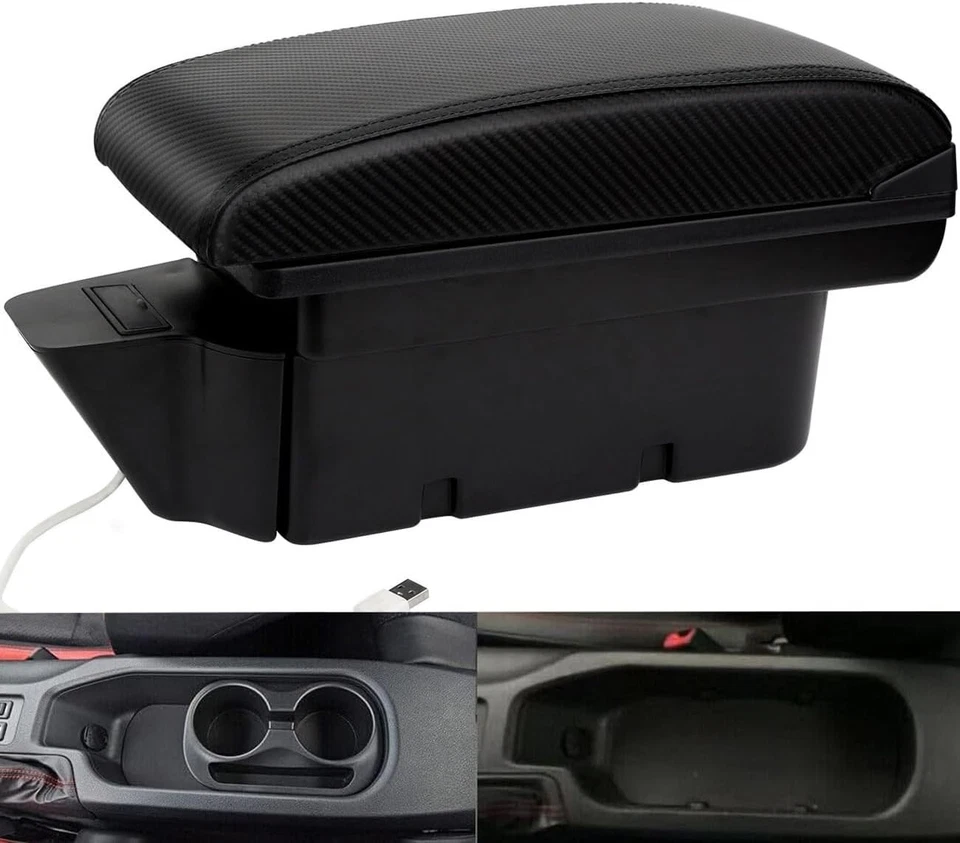 Consolas Apoyabrazos para Toyota 86 GT86 / Subaru BRZ Centro Doble Caja de Almacenamiento para Ciencia Foto 1 de 4