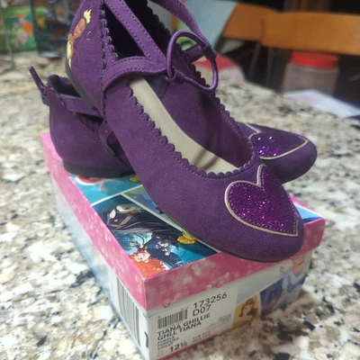 Sapatos Disney Princesa Tamanho 12.5 "Tiana", super fofos usados 1 vez em casa - Imagem 1 de 4