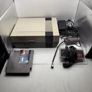 Nintendo NES Konsole + 1 Controller, Kabel! *getestet & funktionsfähig* - Bild 1 von 11