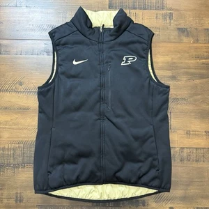 Nike PURDUE University Women's Reversible Quilted Vest Size SMALL - Picture 1 of 7