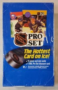 1990 Pro Set Hockey Series 1 Brand New Factory Sealed Unopened 36 Pack Wax Box - Picture 1 of 7