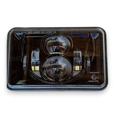 Headlight LED for Kawasaki KMX 125 200, KLR 250 600 650 E-Mark Complete - Image 1 of 4