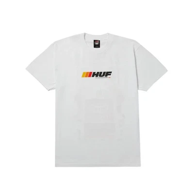 Camiseta blanca de manga corta con pegatina HUF x Toyota TRD Foto 1 de 2