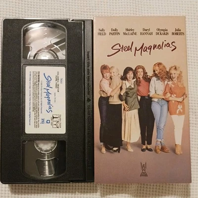 Vintage! Steel Magnolias (VHS, 1990) Dolly Parton - Julia Roberts - Sally Field Foto 1 de 2