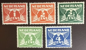 Niederlande 1924 Ziffern Endgültiger Satz postfrisch - Bild 1 von 1