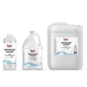 Agua desionizada BVV (DI) - Agua ultrapura - Tipo 1 talla 5 galones - Imagen 1 de 6