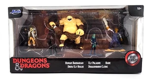 Juego de 5 figuras fundidas a presión de Jada Dungeons And Dragons Ogro Elfo Paladín Pícaro Difícil de encontrar - Imagen 1 de 5