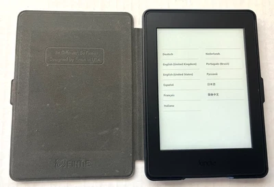 Leitor Kindle Paperwhite, 7ª Geração, B/W Cvr, Modelo DP75SDI, *TESTADO E EMPACOTADO* - Imagem 1 de 4